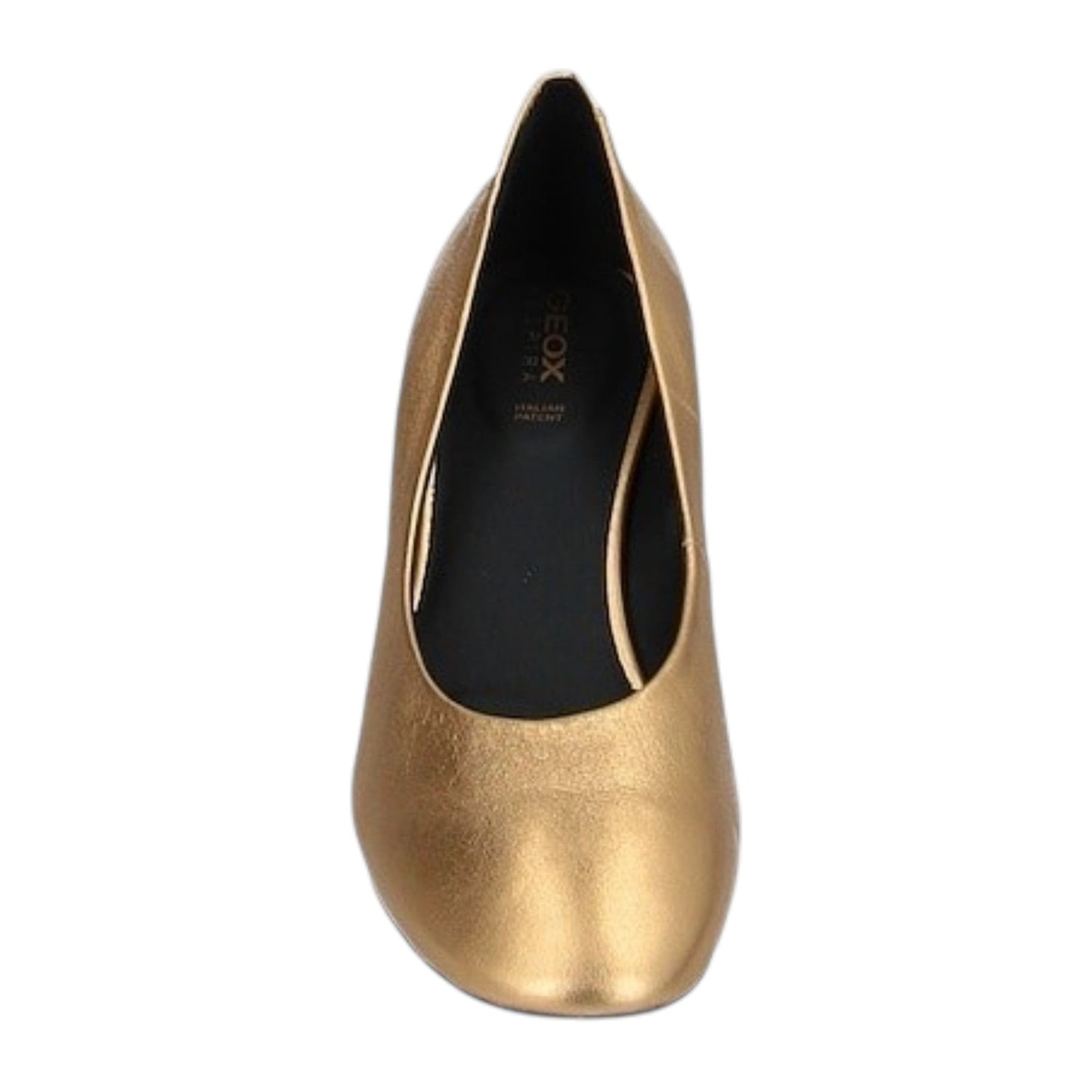 Women's Plain Heeled Shoes,Gold