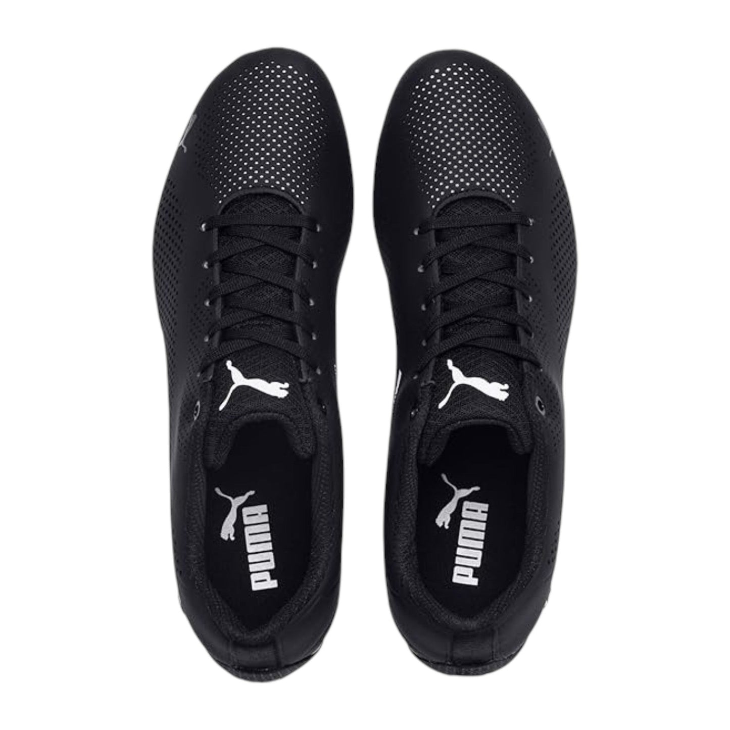 Men's Logo Patched Shoes,Black