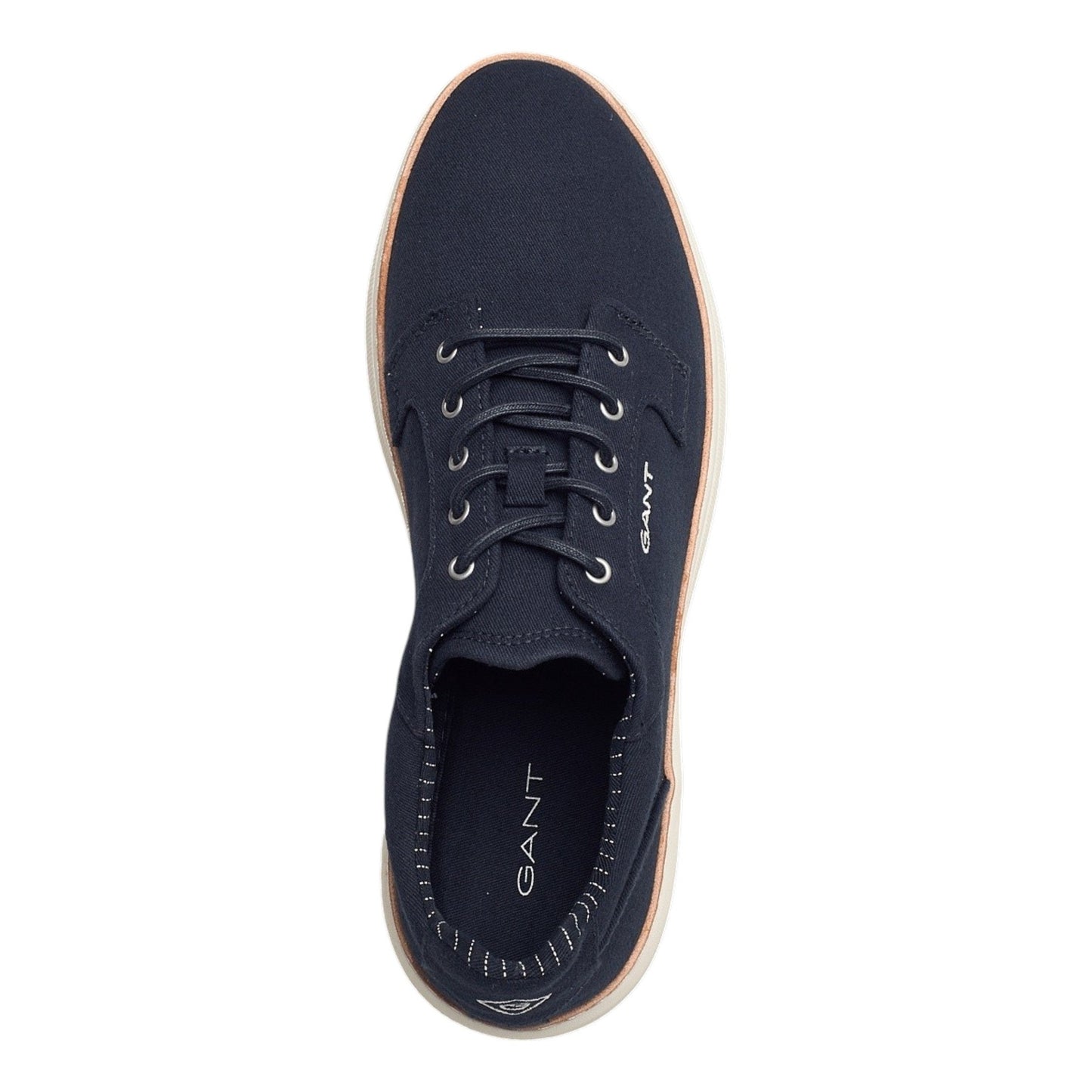 Men's Logo Patched Shoes,Navy