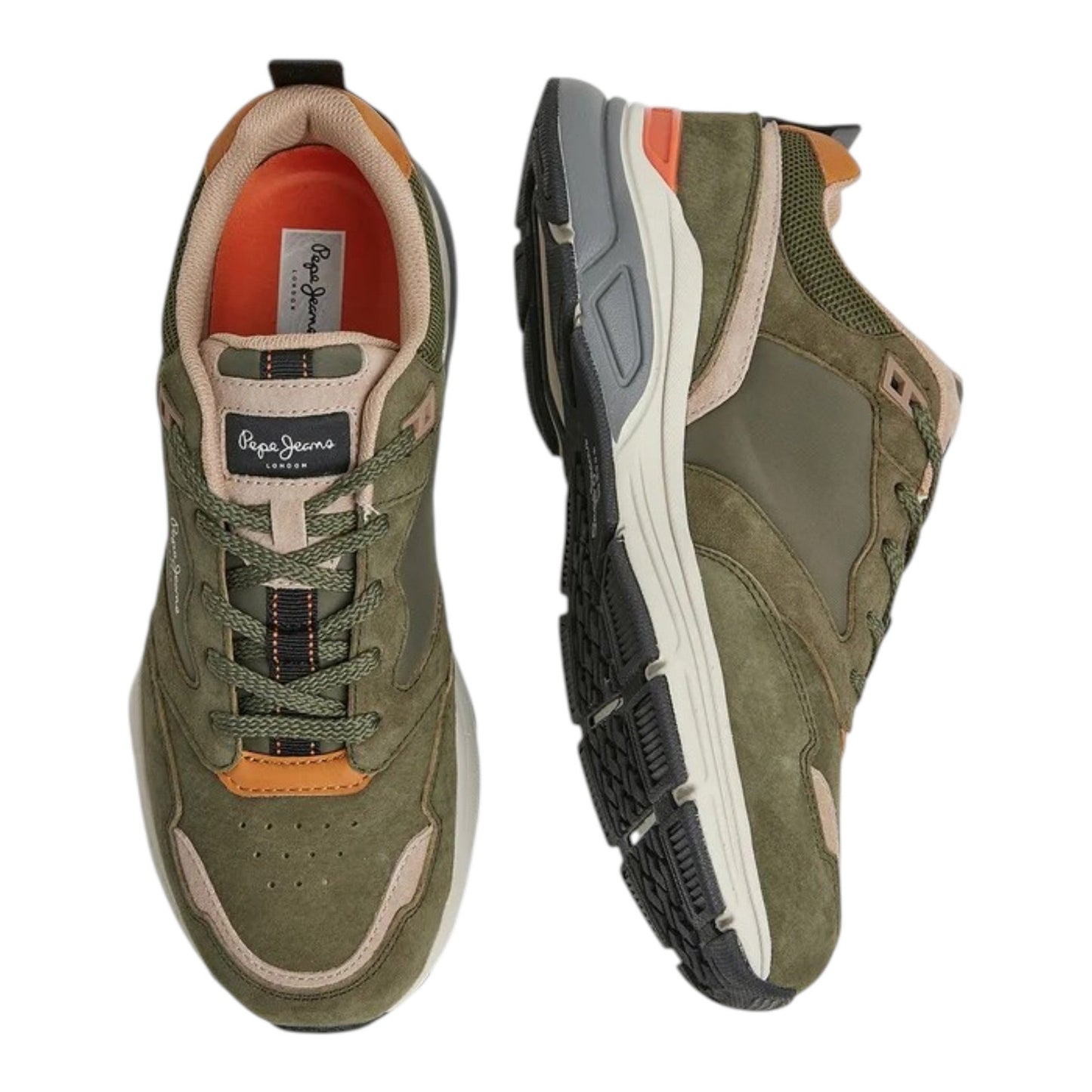 Men's Textured Shoes,Olive