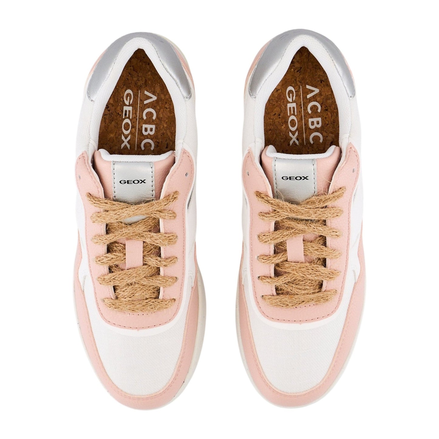 Women's Colorblocked Shoes,Pink/White