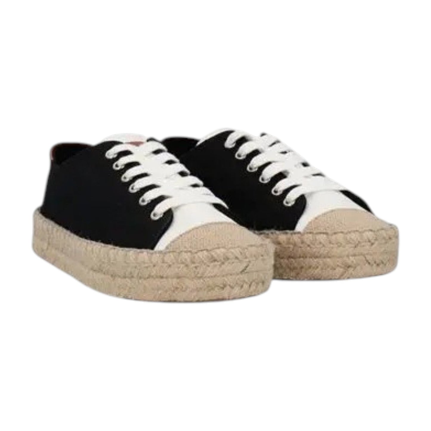 Women's Textured Espadrille Shoes,Black
