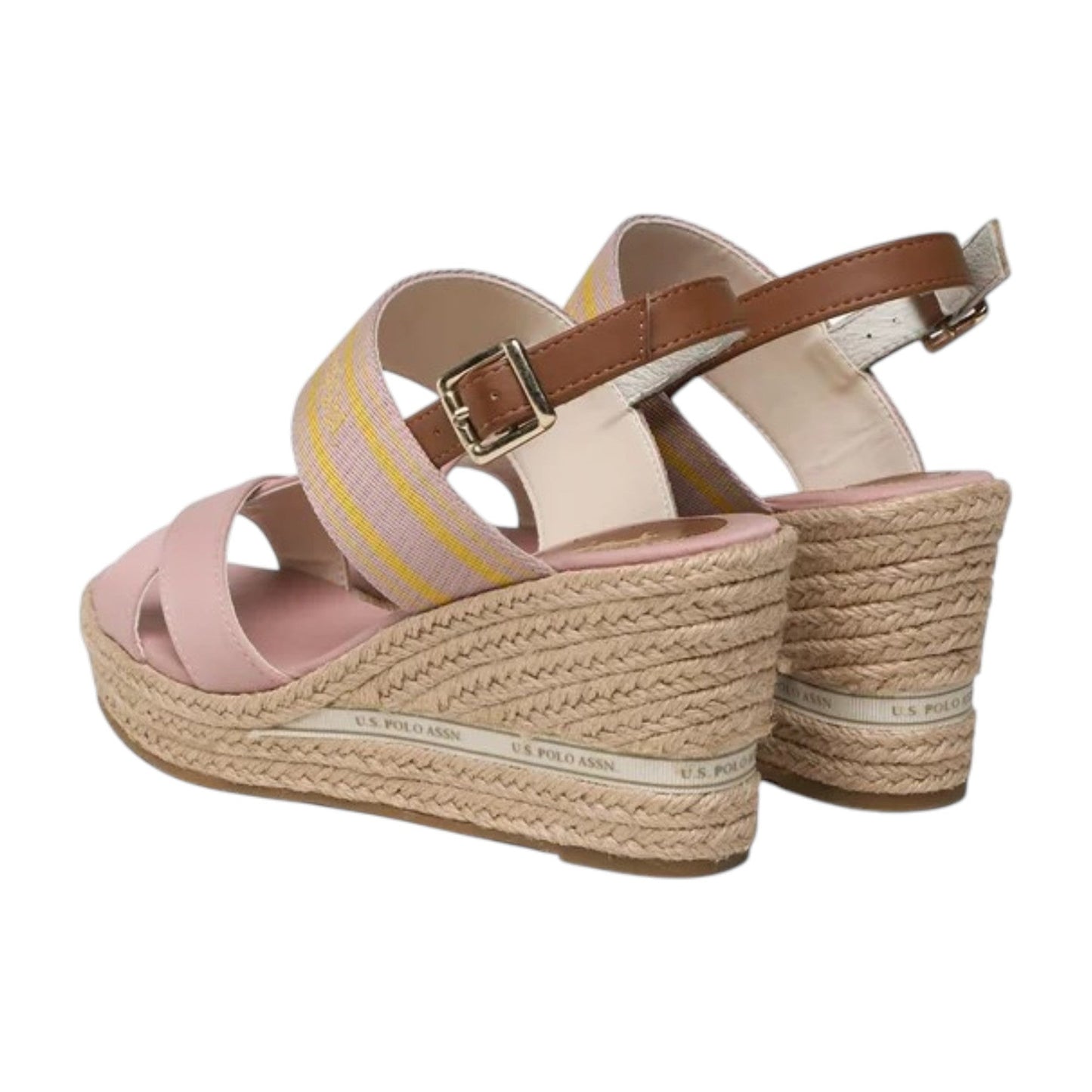 Women's Logo Patched Sandals,Pink