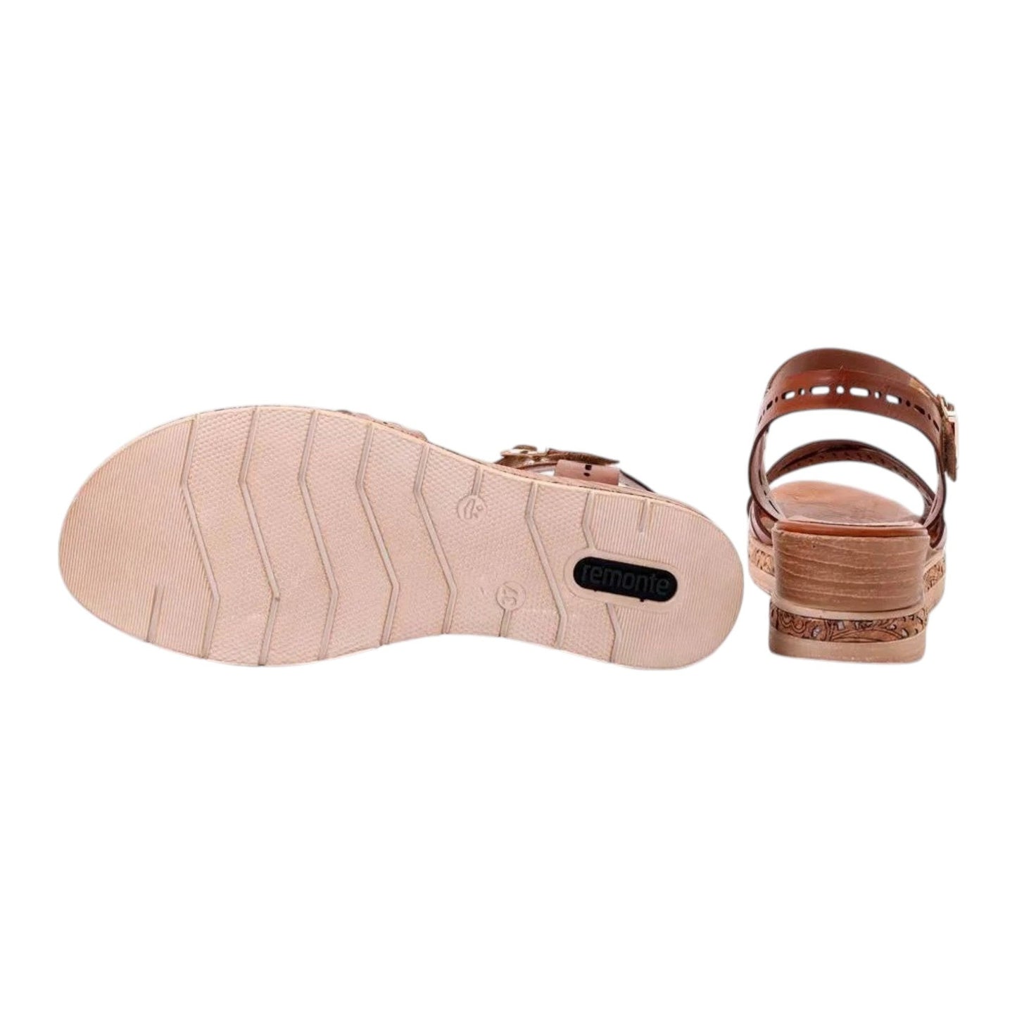 Women's Textured Sandals,Brown