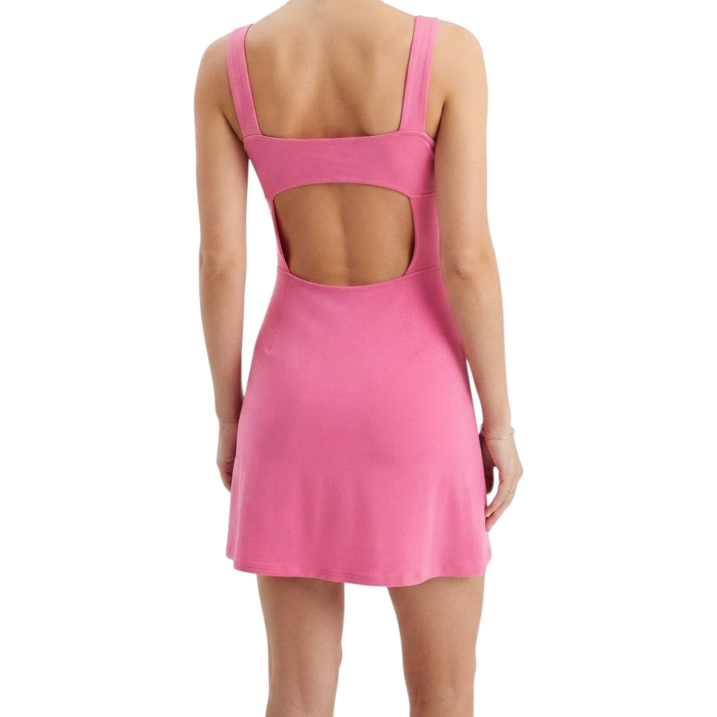 Women's Plain Dress,Pink