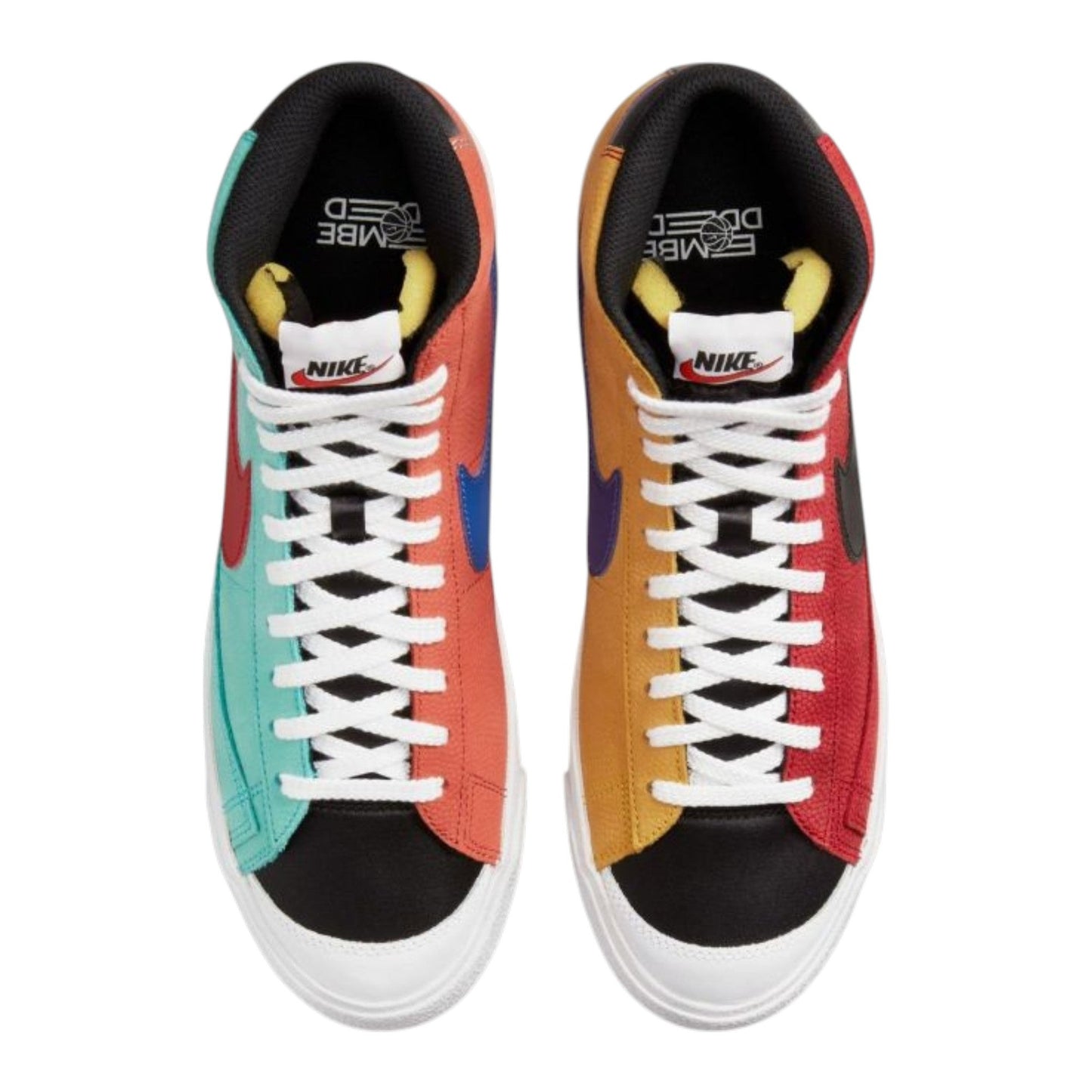 Mid '77 EMB 'WNBA' Men's Colorblocked High Top Shoes,Multi