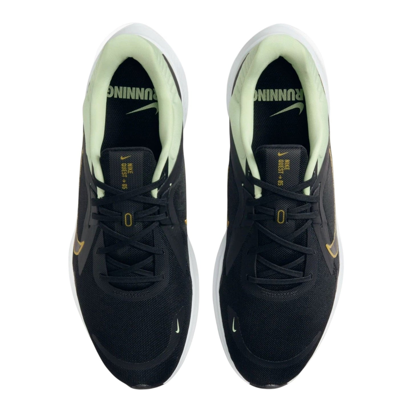 Quest 5 Men's Colorblocked Shoes,Black/Mint Green