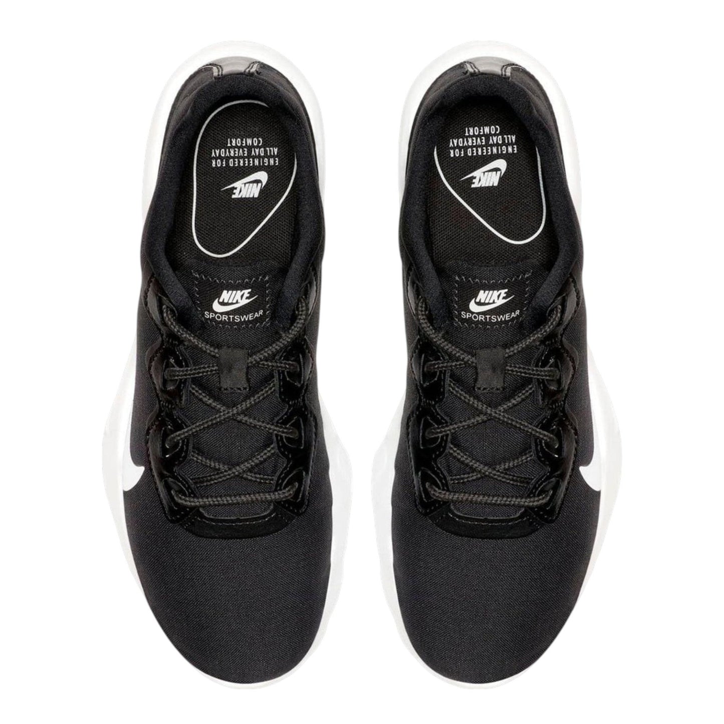 Women's Logo Patched Shoes,Black