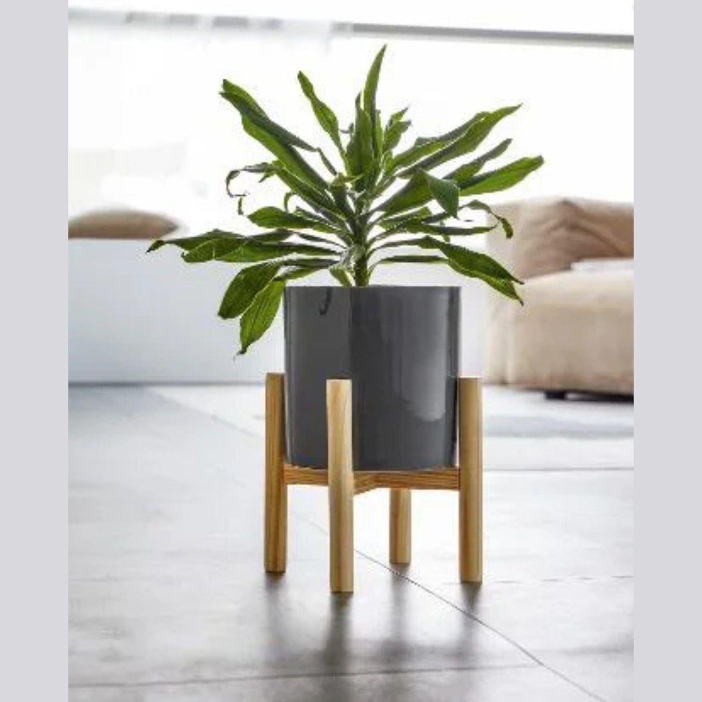 Glazed Ceramic Flower Pot