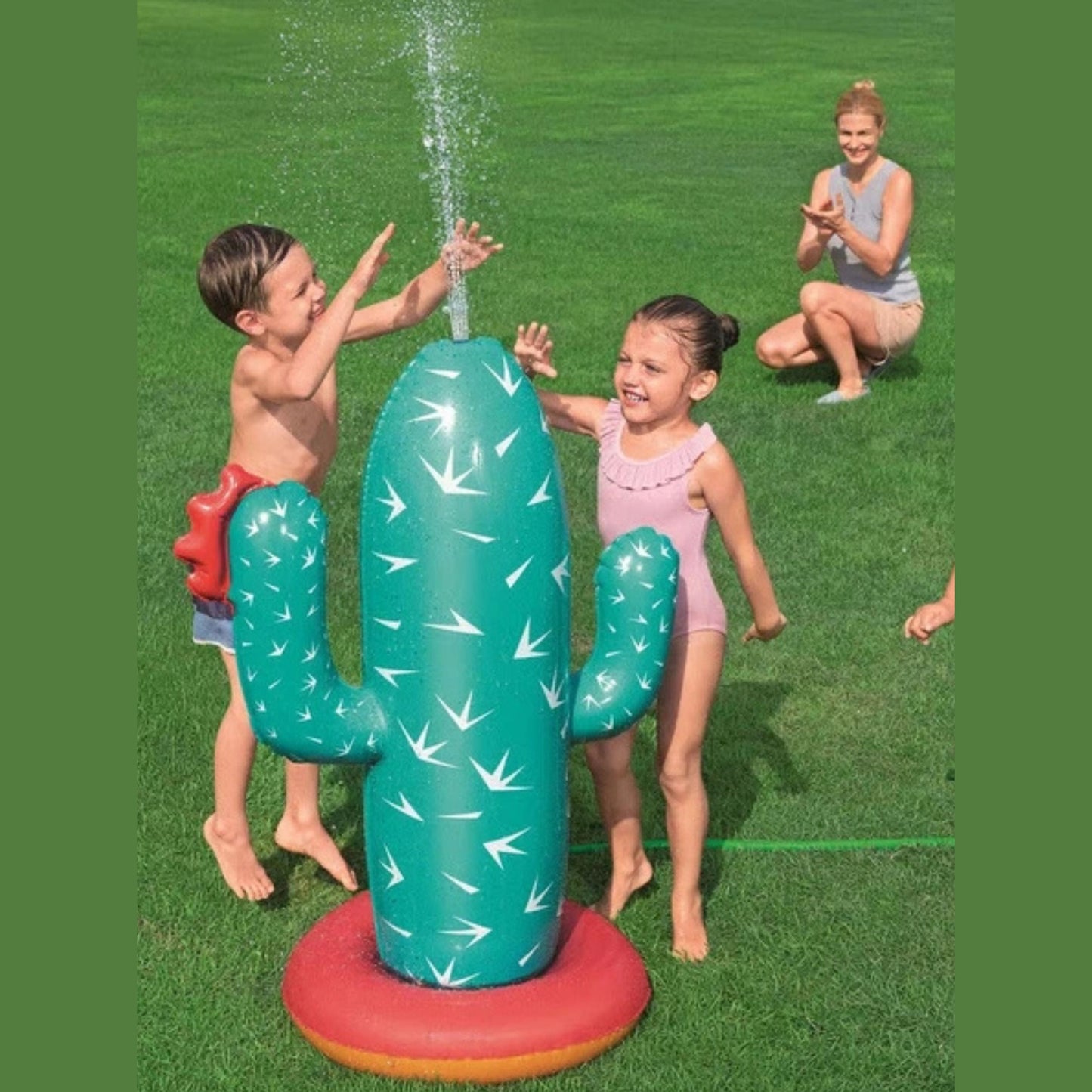 Inflatable Cactus Toy With Sprayer