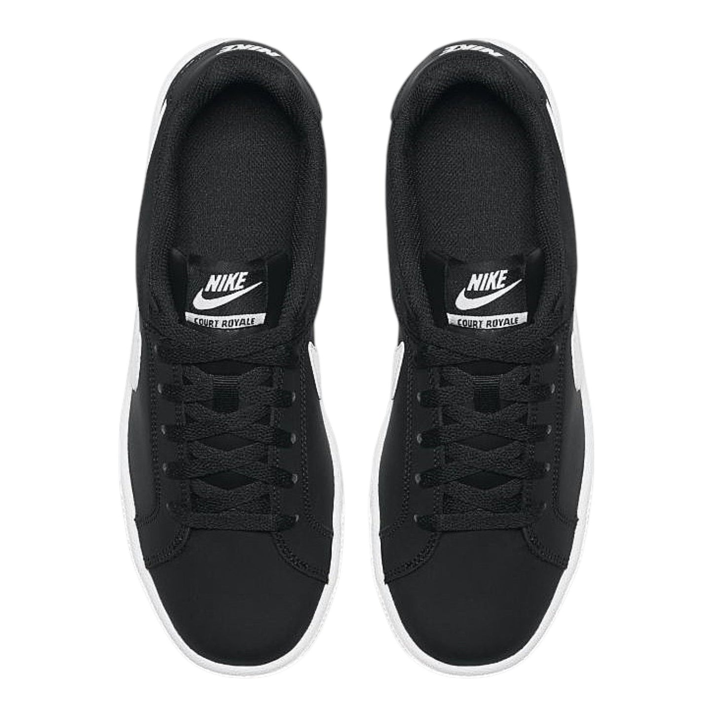 Court Royal Men's Logo Patched Shoes,Black