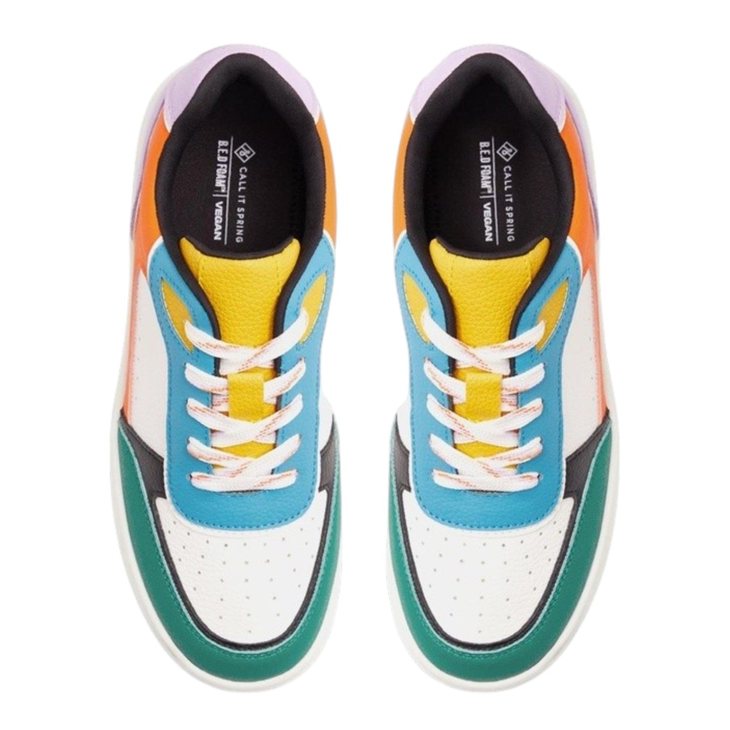 Men's Colorblocked Shoes,White