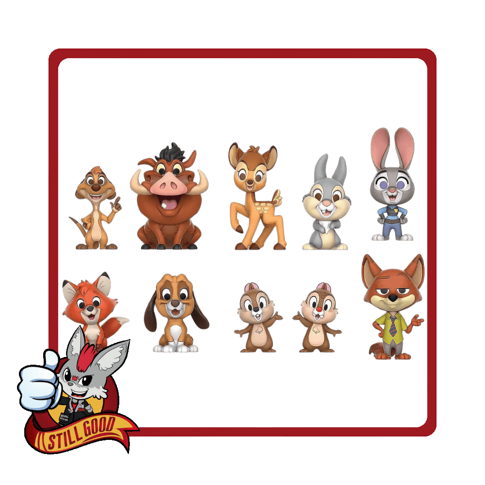 Disney D100 Celebration Figures ( Furry Friendships ) by Just Play [DAMAGED BOX] - Medaid International