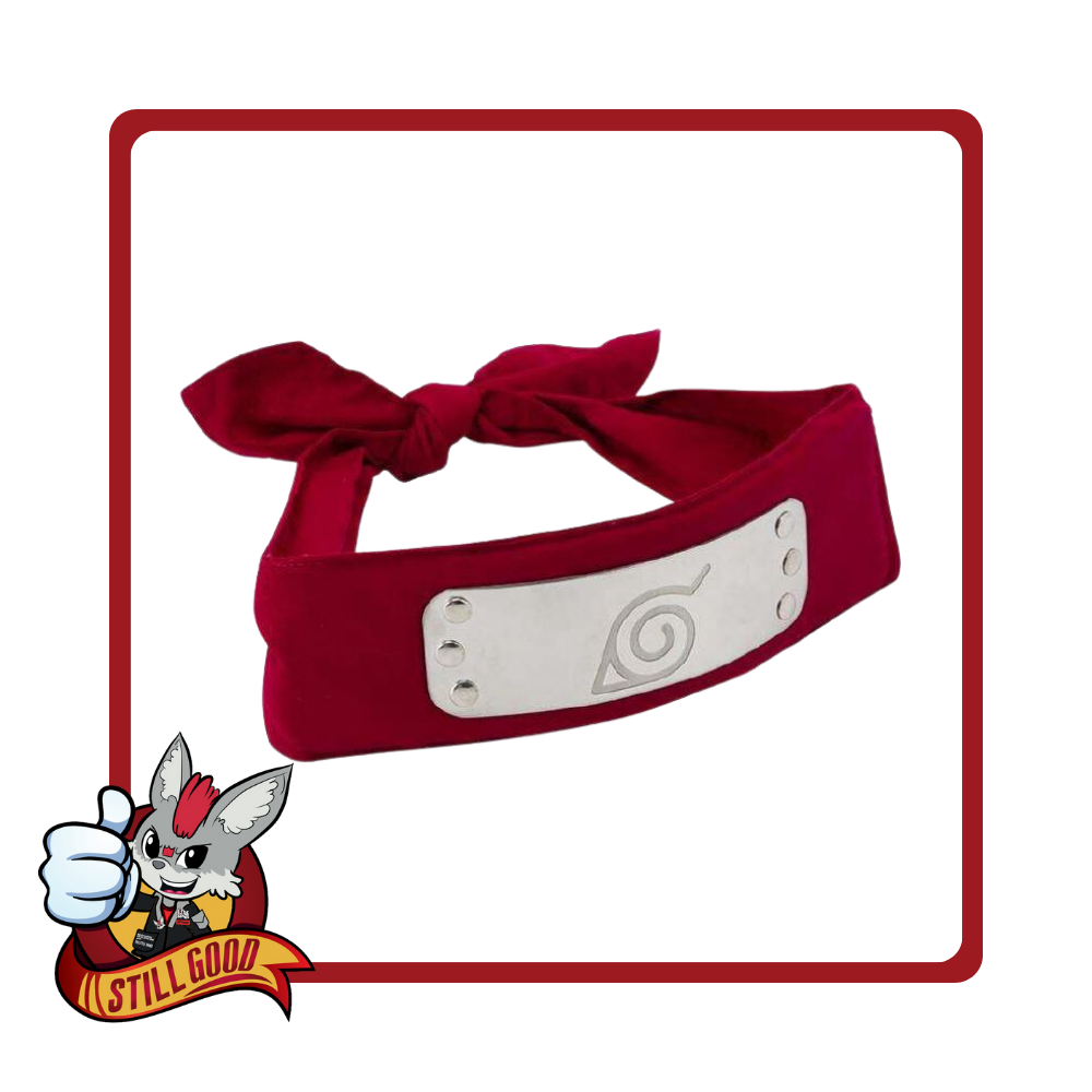 Naruto Shippuden Headband Konoha - Red [Damaged Box] - Medaid International