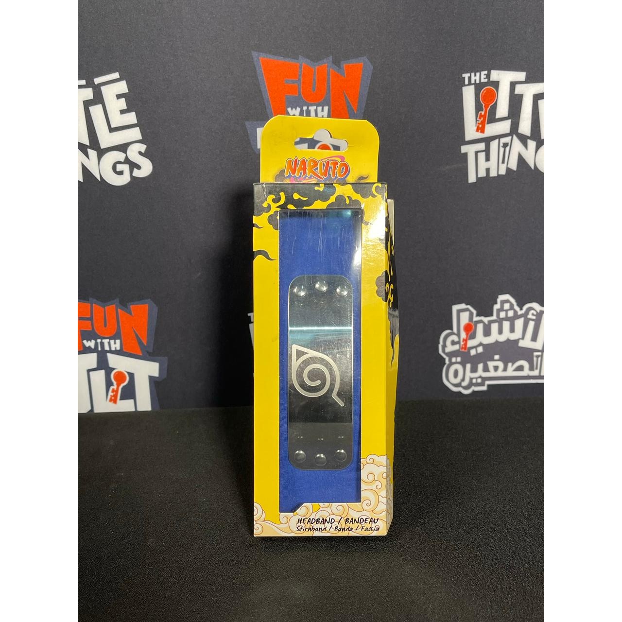 Naruto Shippuden Headband Konoha - Blue [Damaged Box] - Medaid International
