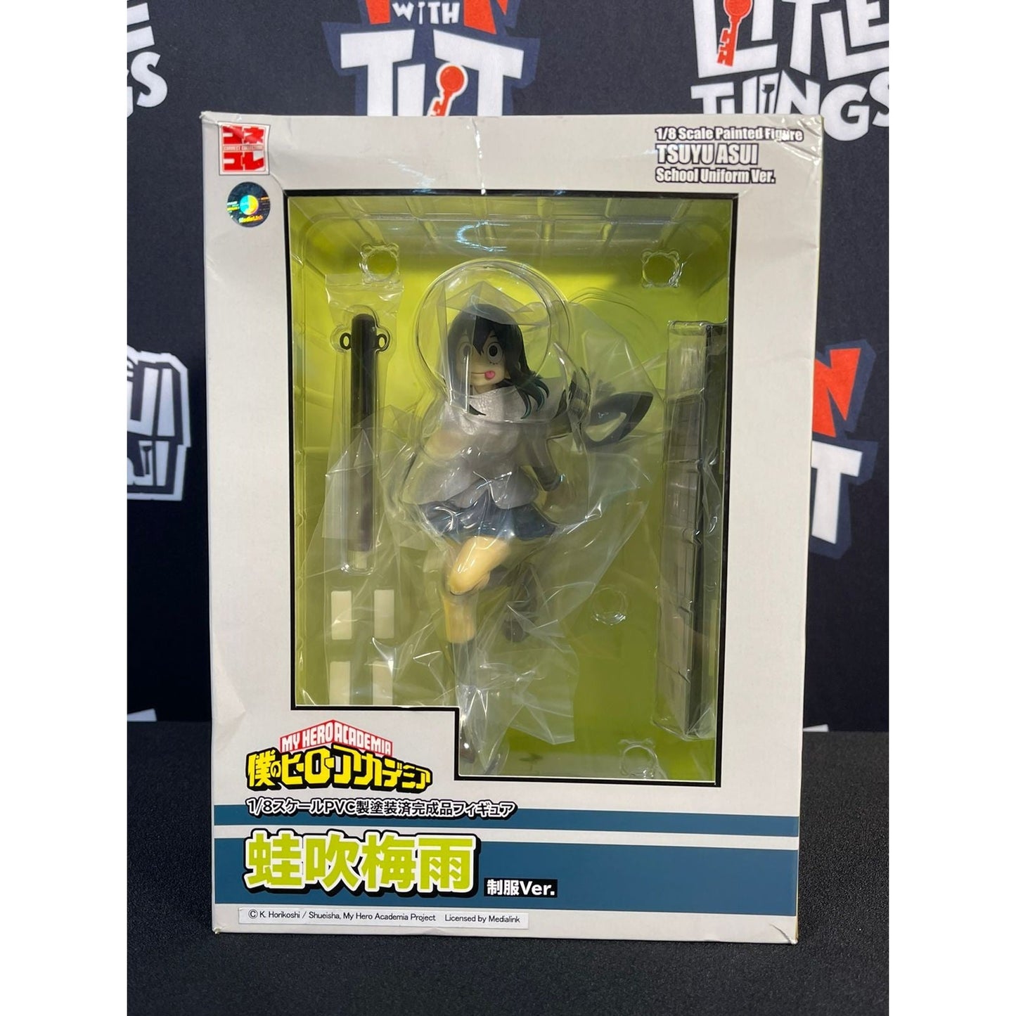 My Hero Academia Tsuyu Asui Uniform Ver. Konekore Figure by BellFine [Damaged Box] - Medaid International