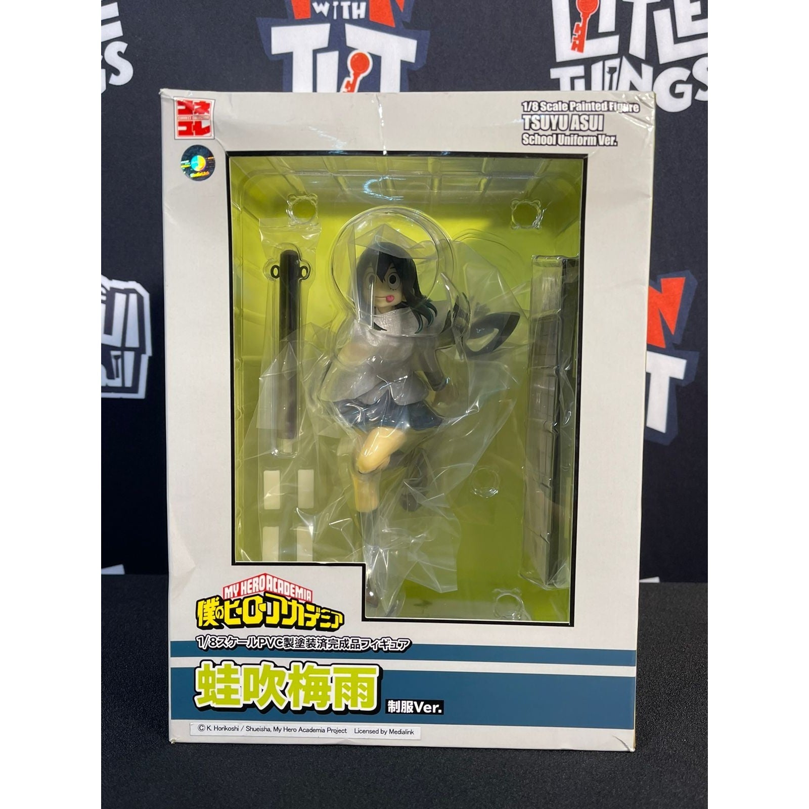 My Hero Academia Tsuyu Asui Uniform Ver. Konekore Figure by BellFine [Damaged Box] - Medaid International