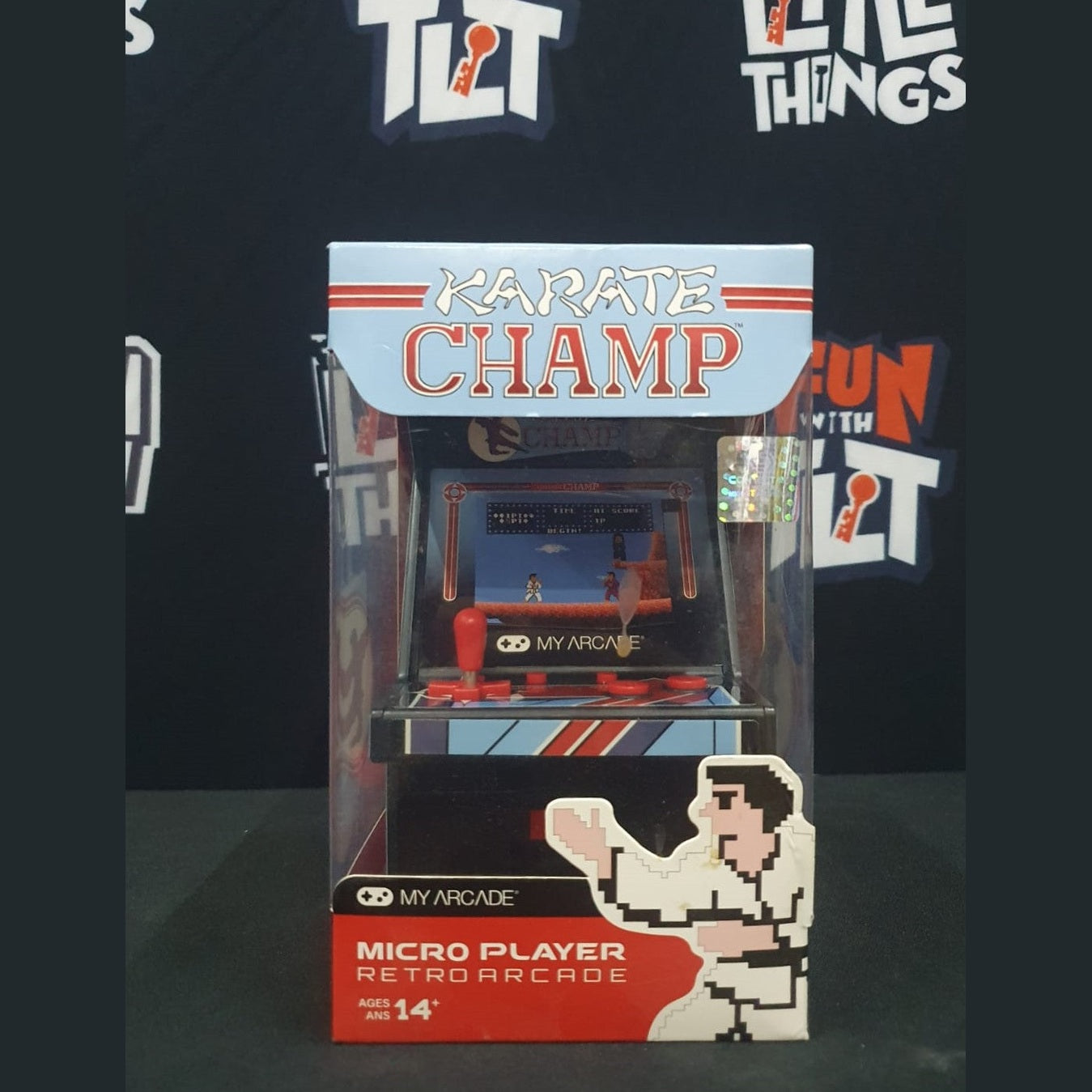 Micro Player : 6.75" Karate Champ - Blue & Black [DAMAGED BOX] - Medaid International