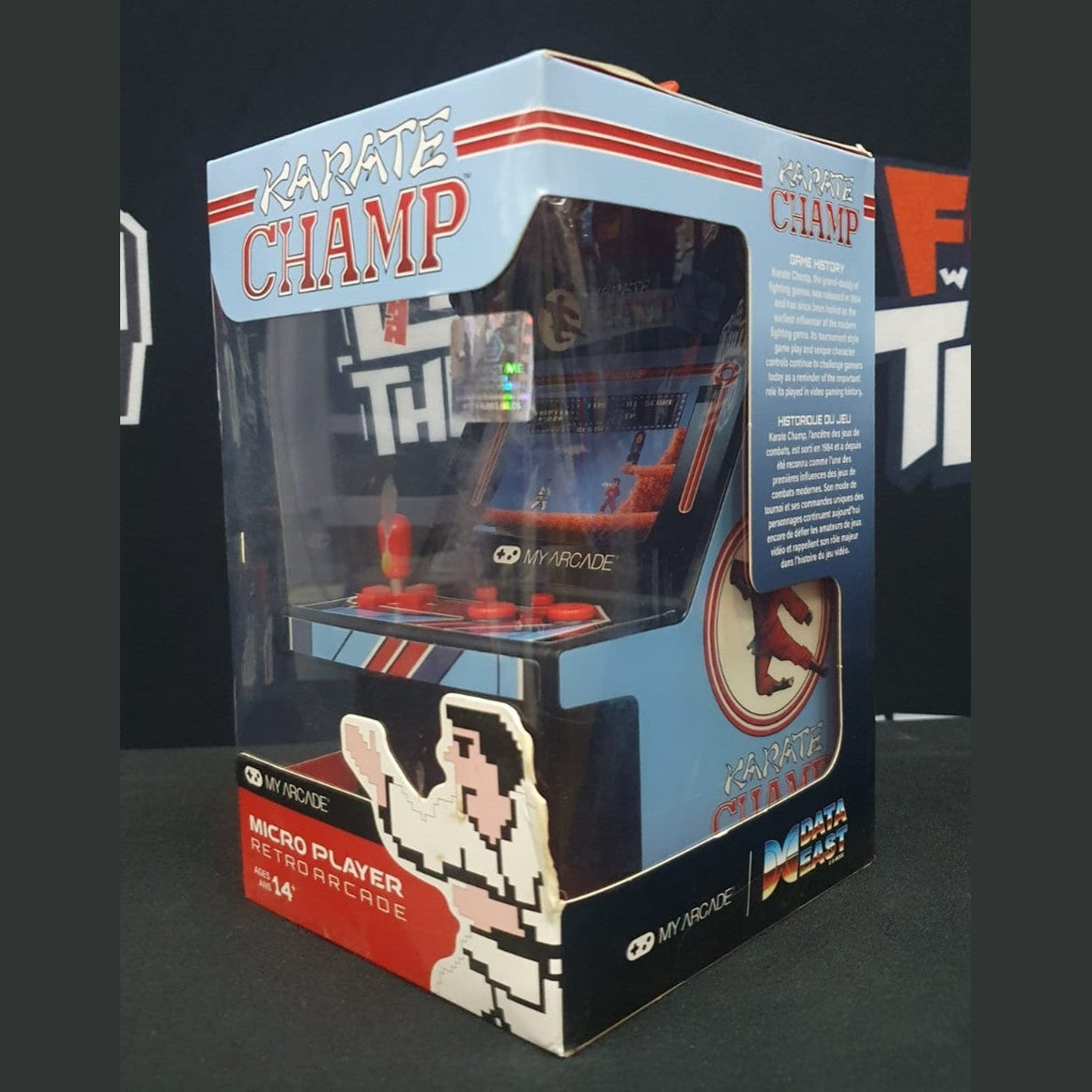 Micro Player : 6.75" Karate Champ - Blue & Black [DAMAGED BOX] - Medaid International