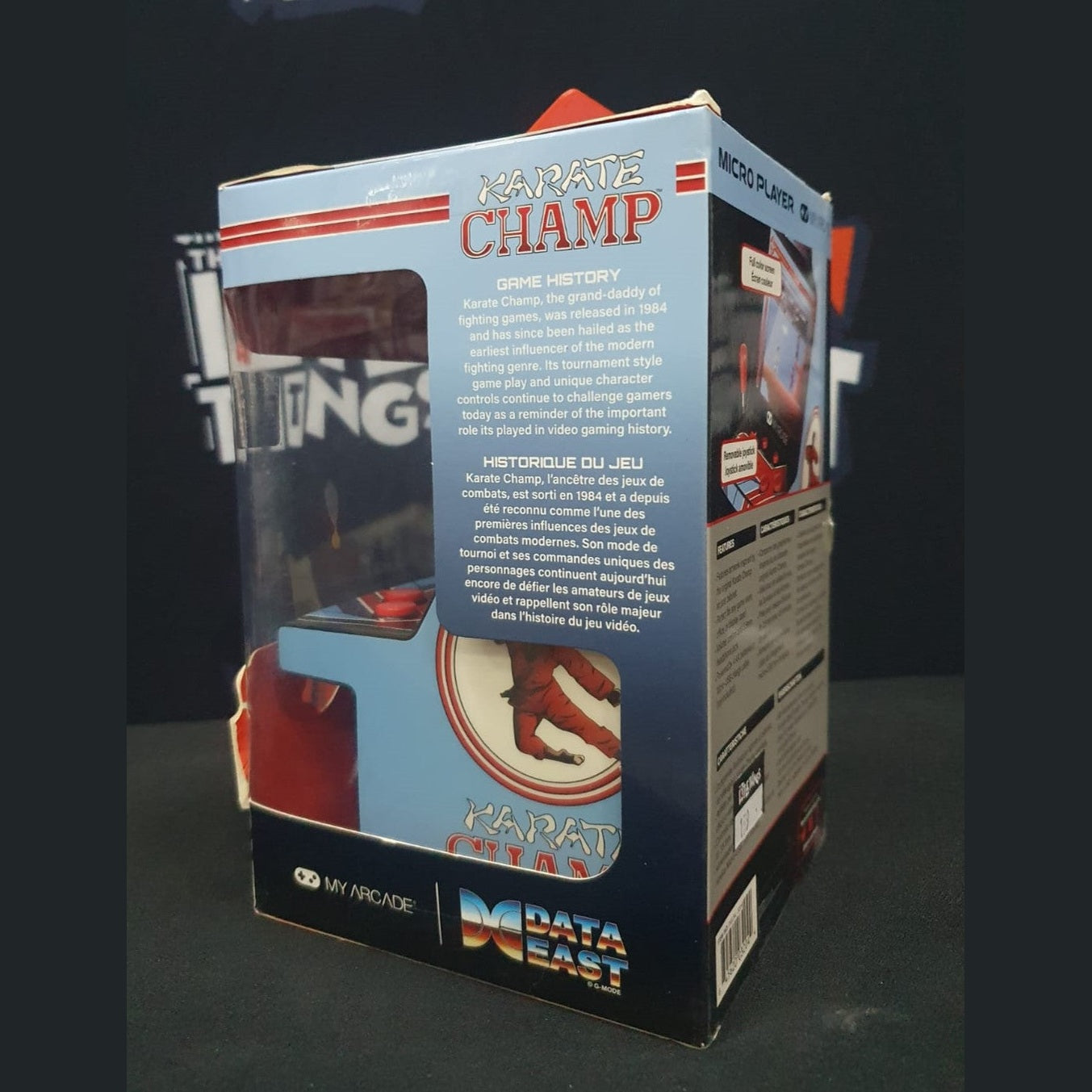 Micro Player : 6.75" Karate Champ - Blue & Black [DAMAGED BOX] - Medaid International