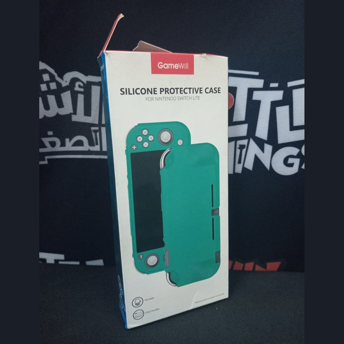 Switch Lite Protective Silicon Cover With Grip - Turquoise [Damaged Box] - Medaid International