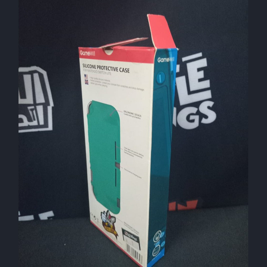 Switch Lite Protective Silicon Cover With Grip - Turquoise [Damaged Box] - Medaid International