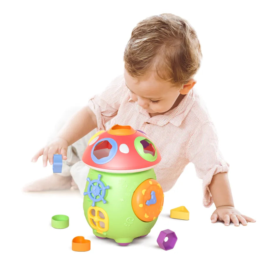 Tumama Kids - Mushroom Car - Shape Sorting