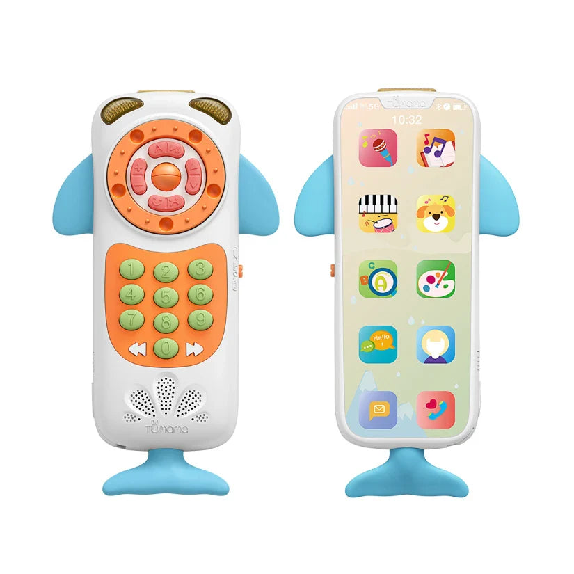 Tumama Kids - Whale Remote Control & Mobile Phone - 2in1 - Blue