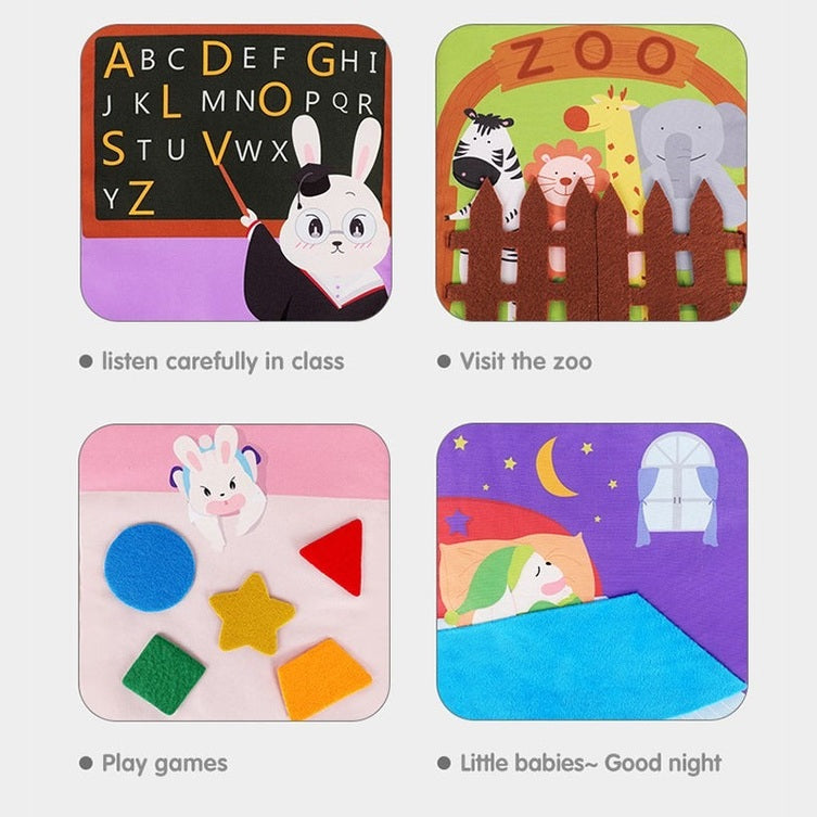 Tumama Kids - Quiet Cloth Book - Tumama Daily