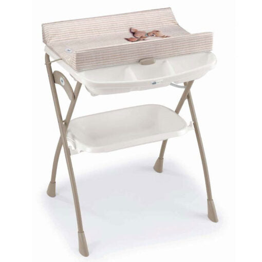 Cam - Volare Bagnetto Baby Bath & Changing Table - Beige/White - Bath Time