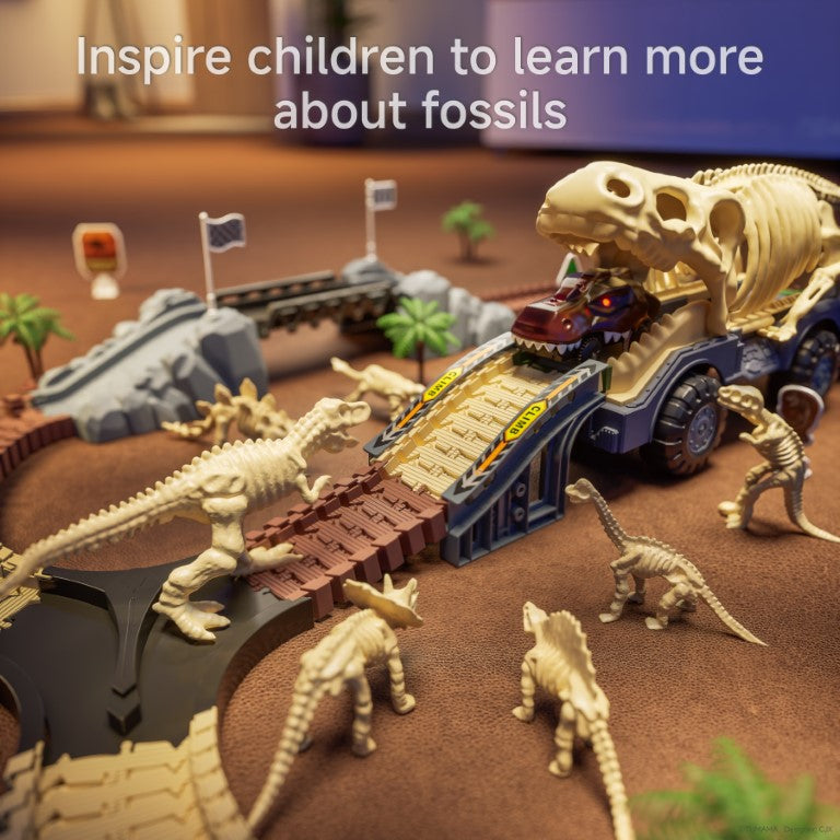 Tumama Kids - Dinosaur Fossil Flexible - Race Track Set
