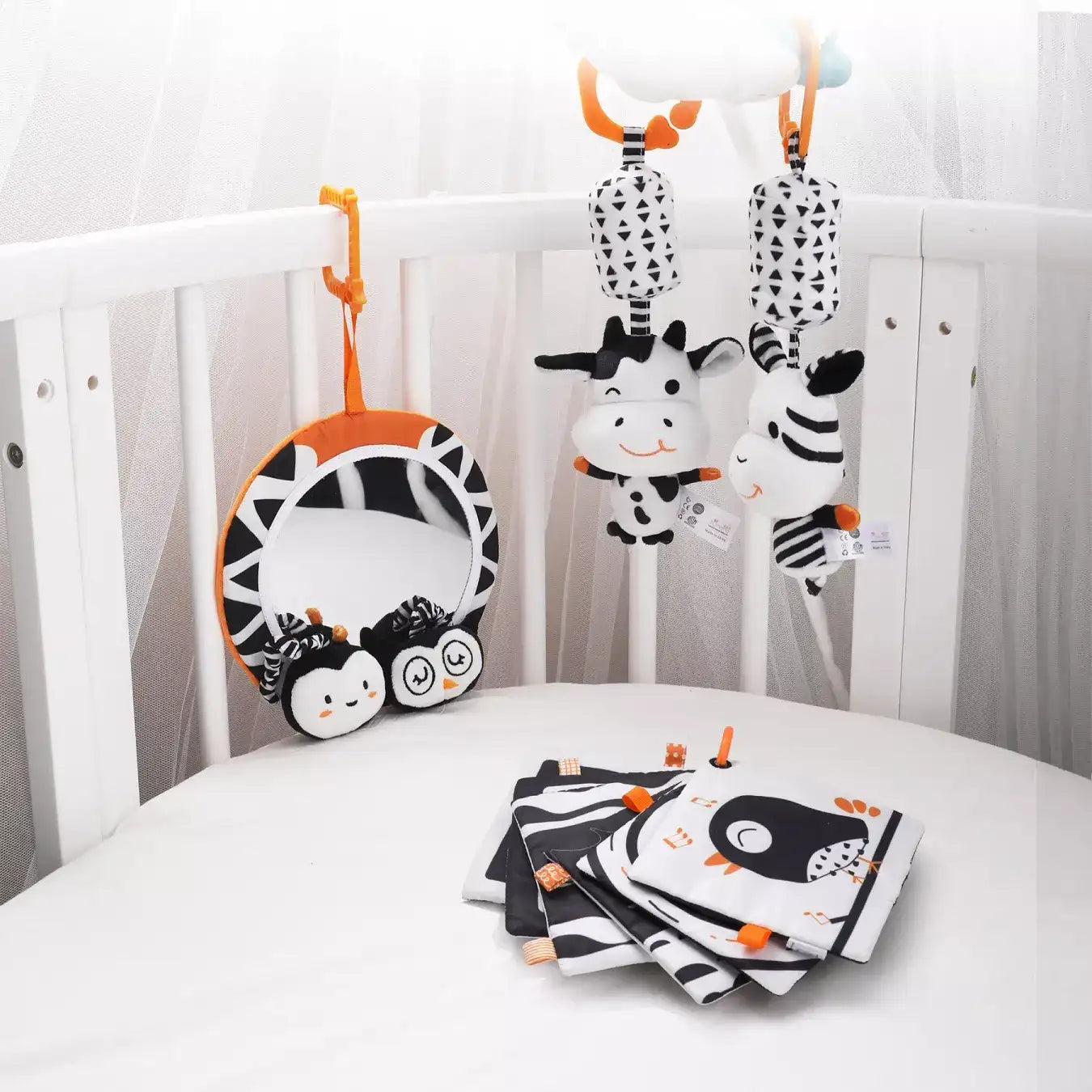 Tumama Kids - Mirror Set - Black&White - 4pcs - Newborn