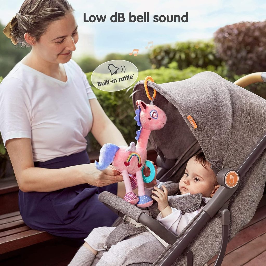 Tumama - Pink Horse Hanging Rattle