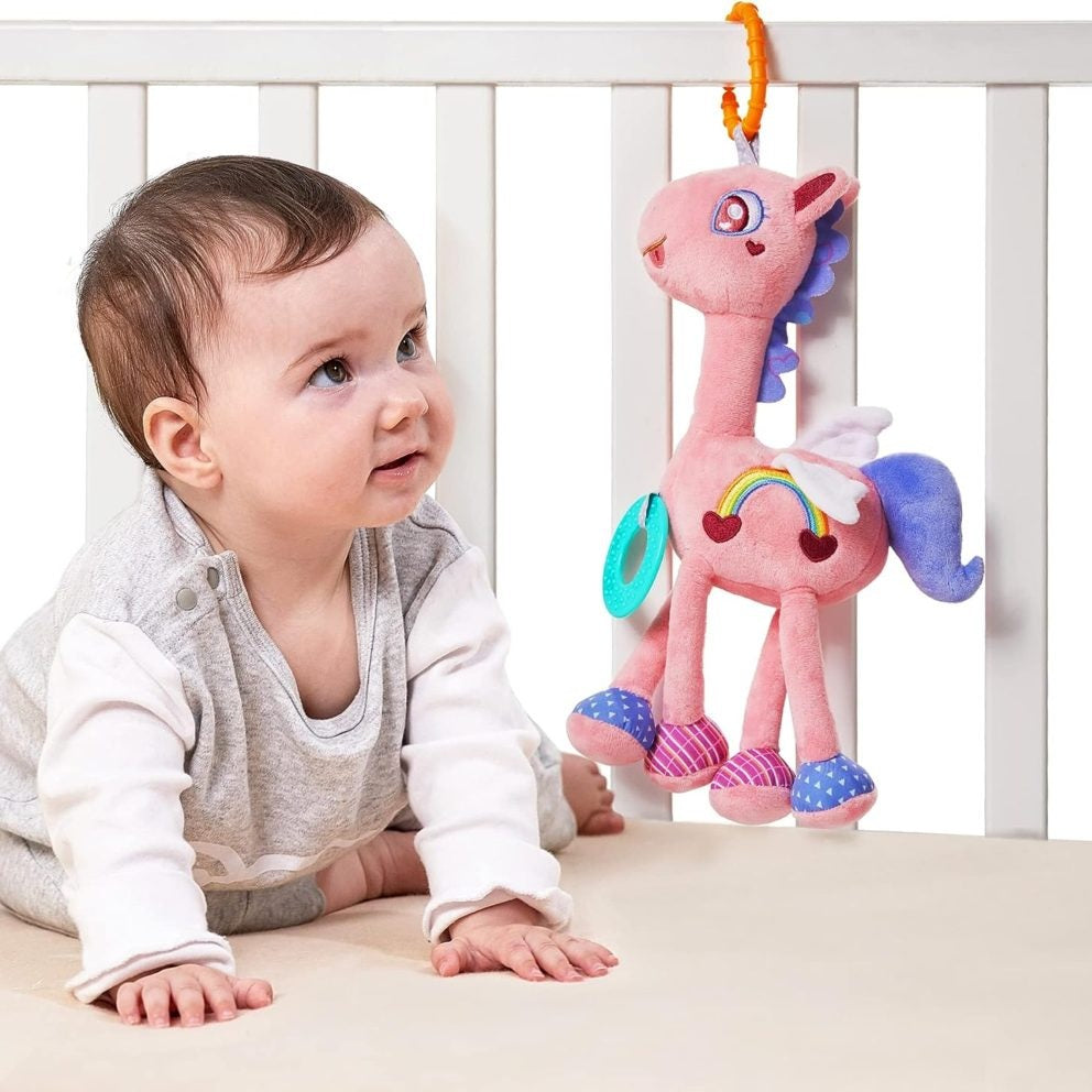 Tumama - Pink Horse Hanging Rattle