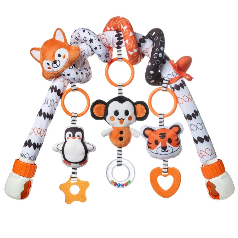 Tumama Kids - High-Contrast Fox Baby Arch & Spiral - 2in1