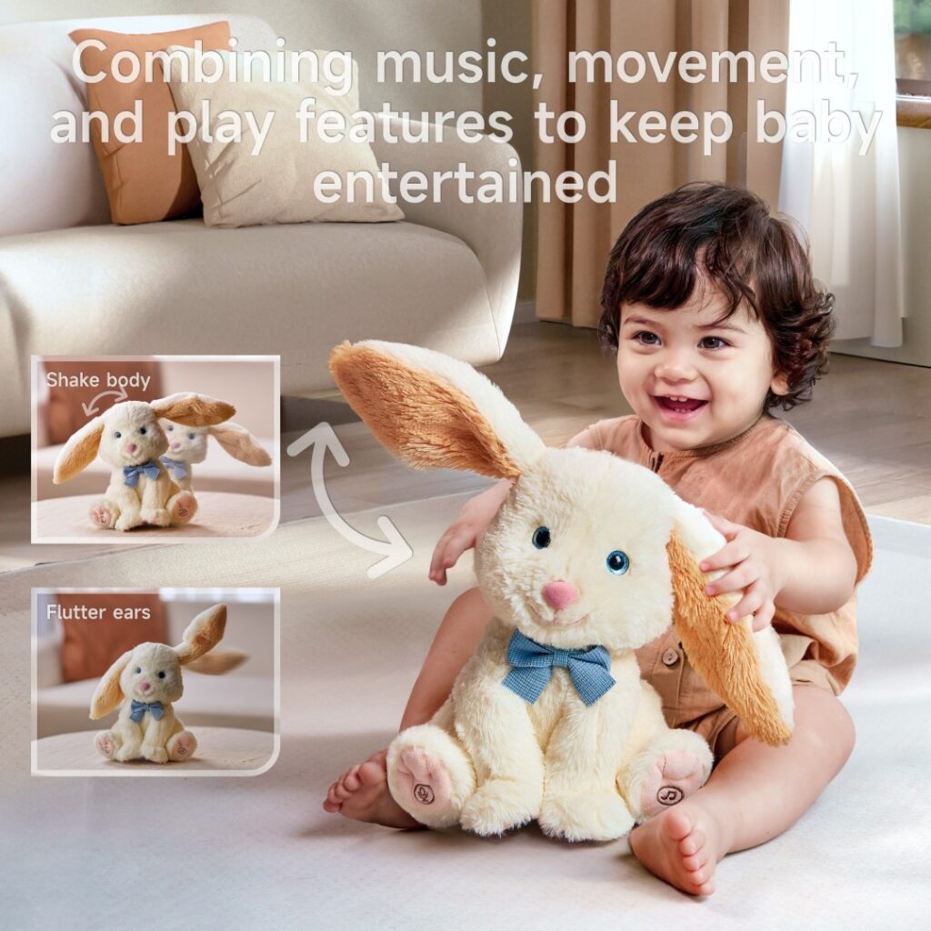 Tumama Kids - Animated Plush Bunny - Interactive Singing Toy