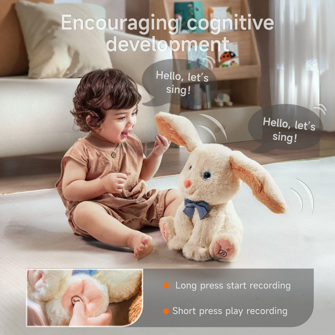 Tumama Kids - Animated Plush Bunny - Interactive Singing Toy