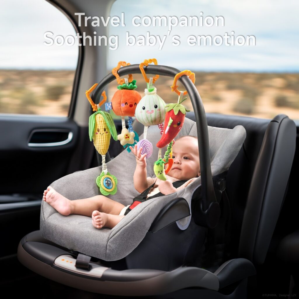 Tumama Kids - Fun Soft Vegetable - Hanging Rattle
