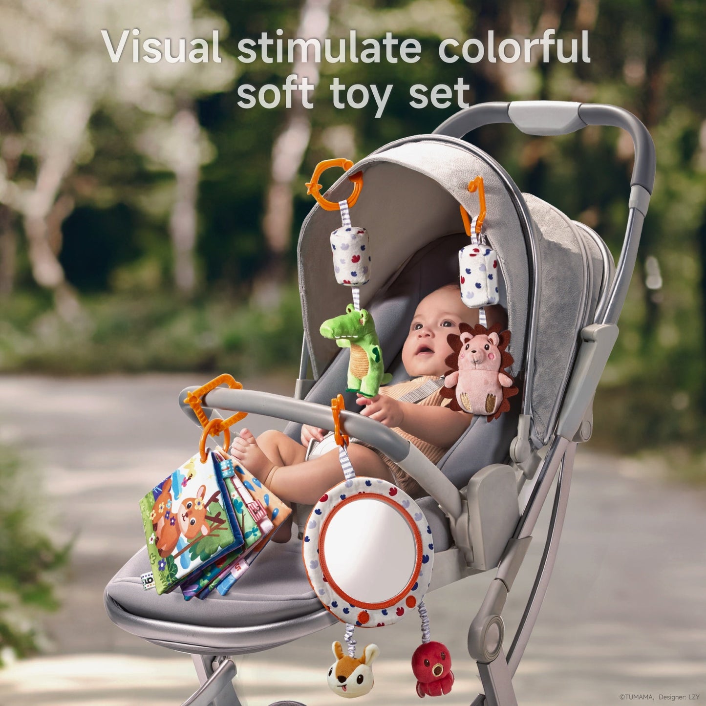 Tumama Kids - Mirror Set - Colorful Soft Set