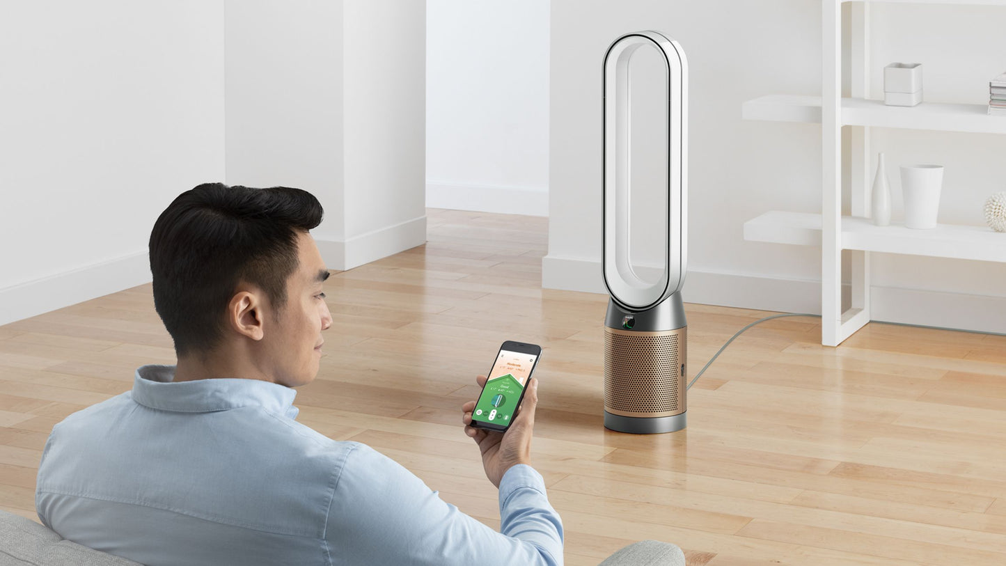 Dyson Purifier Cool™ air purifier TP12 (White/Gold)