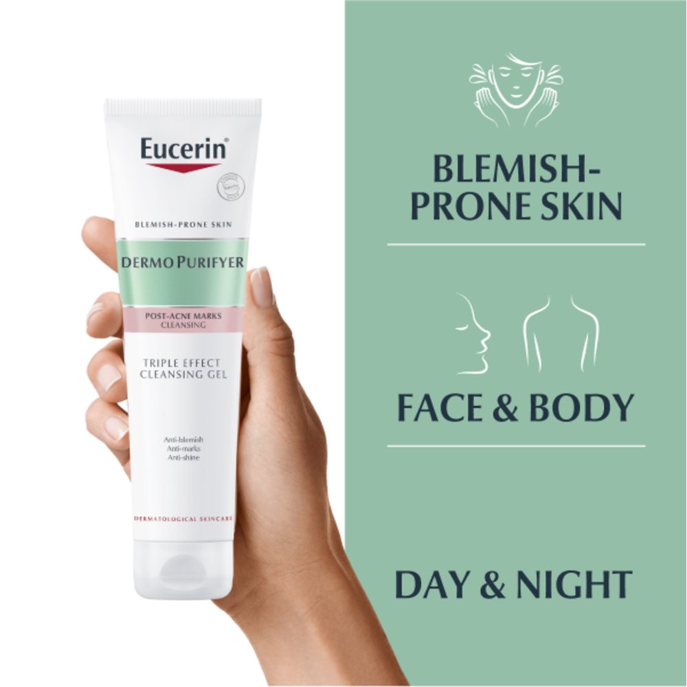 Eucerin Dermopurifyer Triple Effect Cleansing Gel - 250 ml - Medaid International