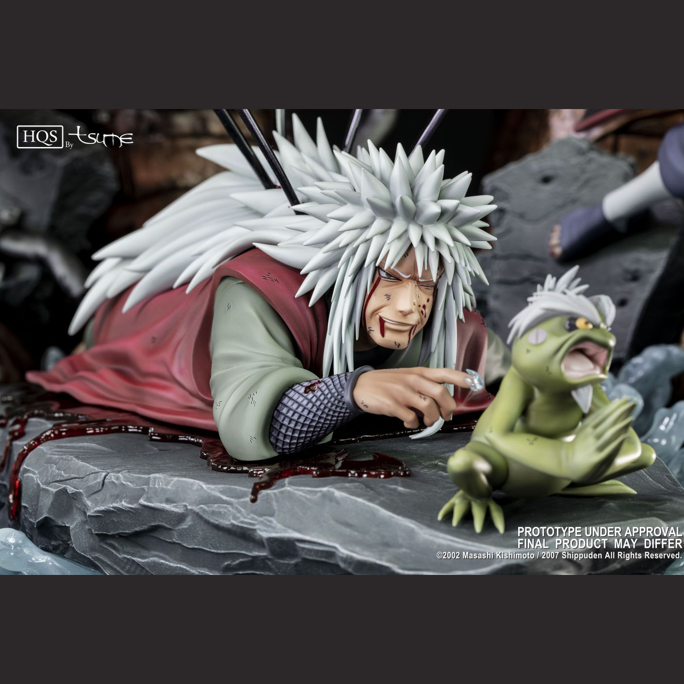 Naruto Shippuden Jiraiya One Last Heartbeat High Quality Statue by Tsume Art - Medaid International
