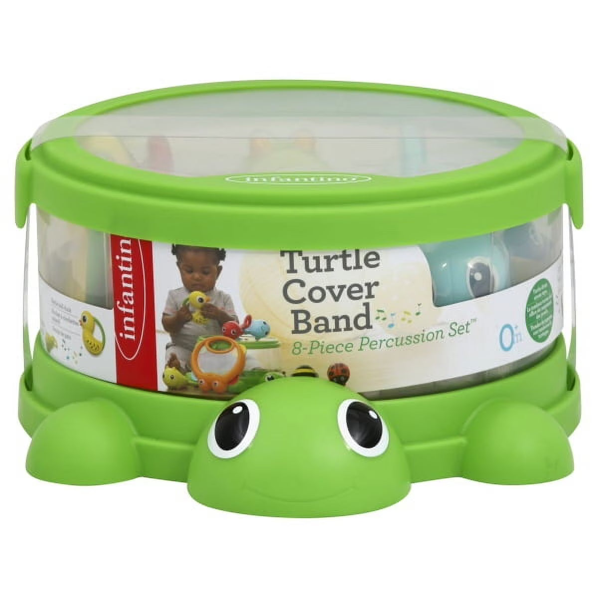 Infantino Turtle Cover Band 8-Piece Percussion Set