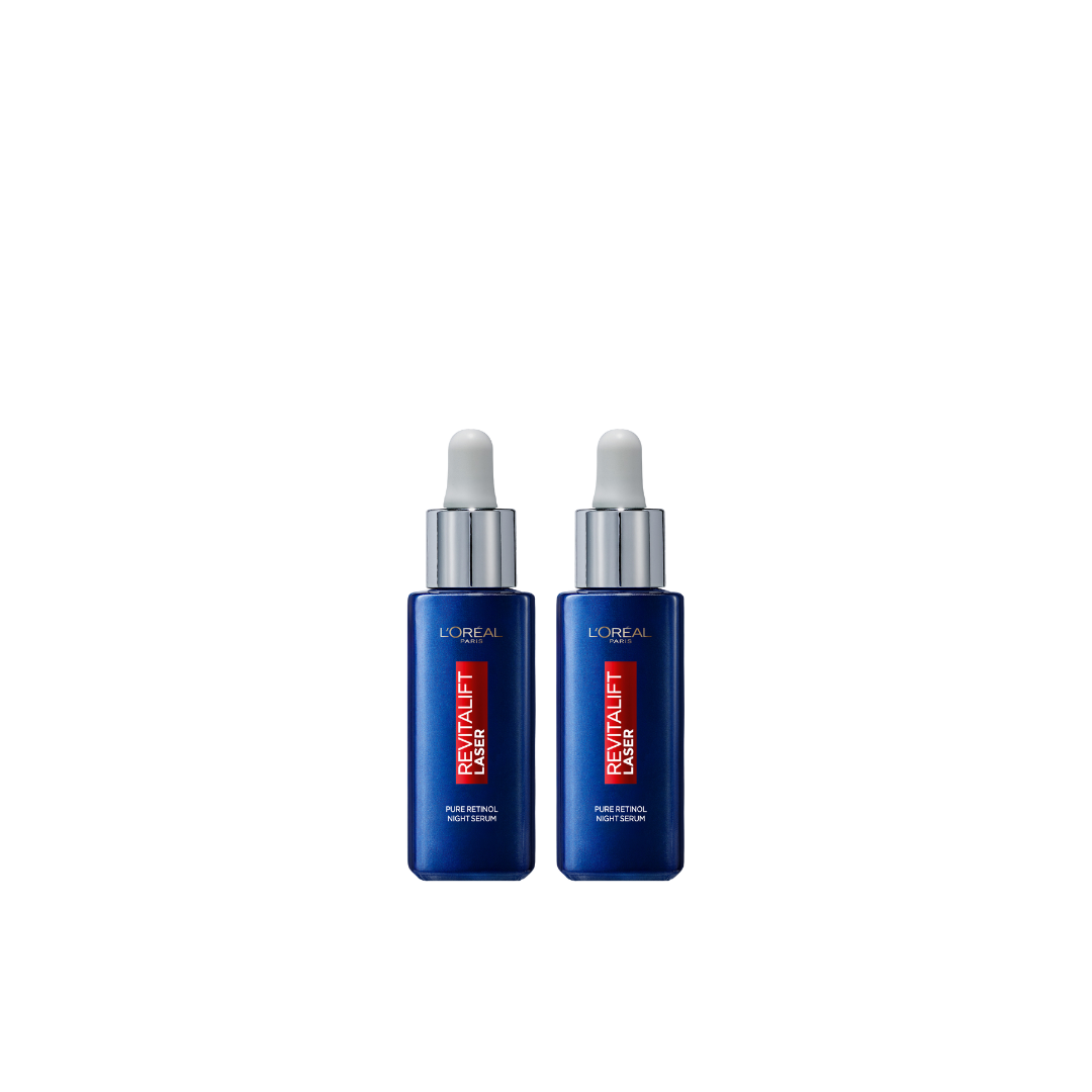 L'Oréal Paris Revitalift Retinol Night Serum Duo Bundle At 25% Off