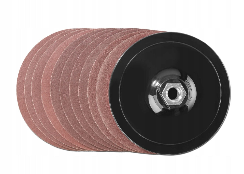 Parkside Hook & Loop Sanding Pad Set for Angle Grinders