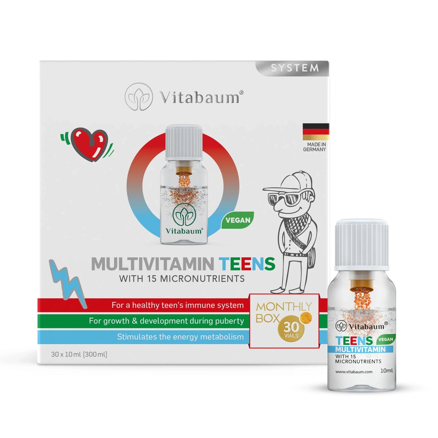 Vitabaum Multivitamin Teens - pack of 30 vials