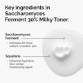 The Ordinary Saccharomyces Ferment 30% Milky Toner For Gentle Exfoliation And Hydration 100ml