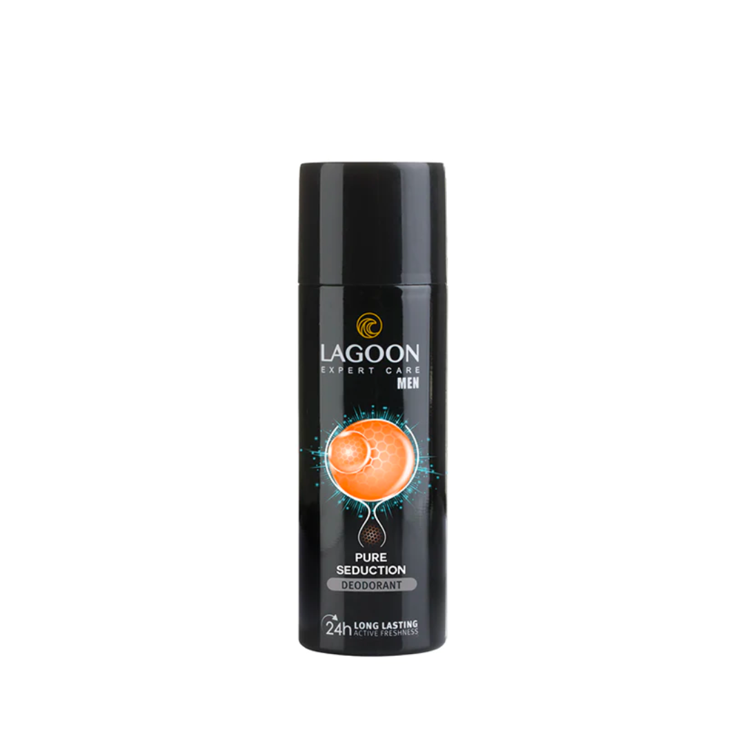Lagoon Deodorant Spray For Men 150ml + 50ml For Free - Pure Seduction - Medaid International