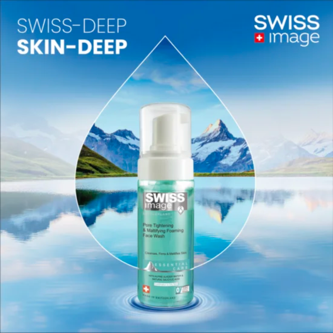 Swiss Image Pore Tightening & Mattifying Foaming Face Wash 150ml