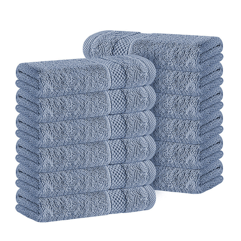 160 CM X 80 CM Thick 100 % Cotton Bath Towel Soft Quality Absorbent Oversized Towel for Household Use Beach and Swimming Pool 1 Piece Blue - Image 1